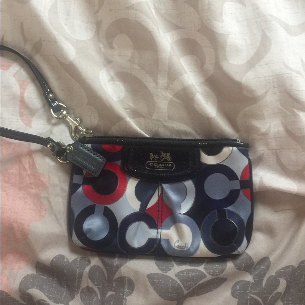 Authentic coach wristlet